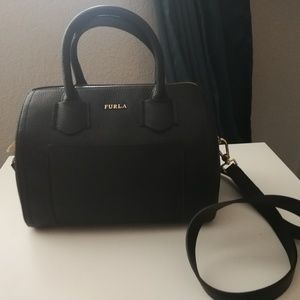 Furla Alba Satchel S in Black